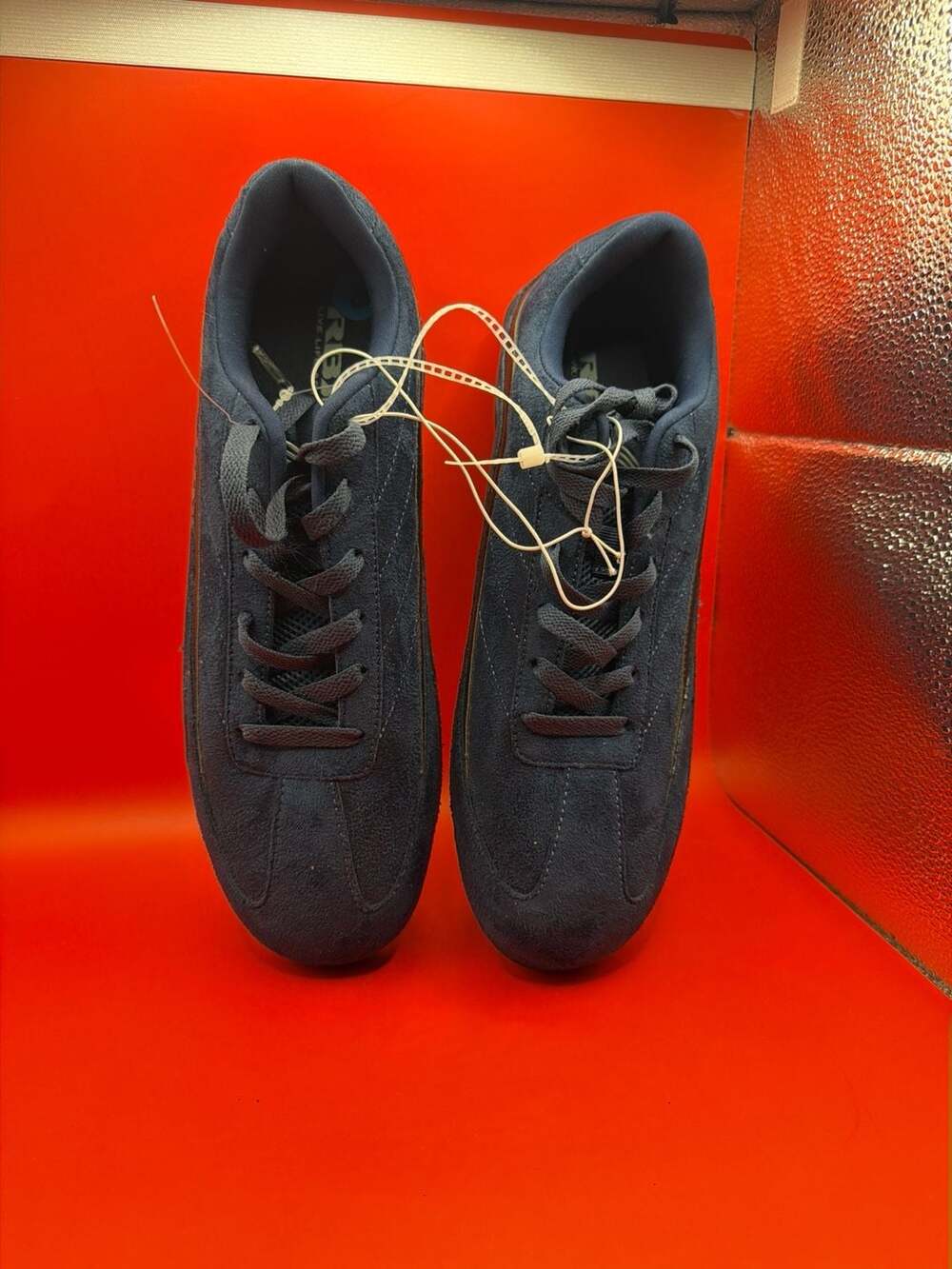 RBX Weston-M Navy Blue Faux Suede Sneakers Men's Size 10